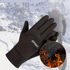 Windproof Warm Cycling Gloves Waterproof Touch Screen Gloves