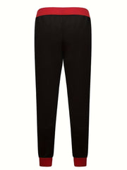 Men's Letter Print Drawstring Sweatpants for Hip Hop Streetwear