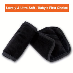 2pcs Soft Seat Belt Shoulder Pads, Comfortable & Protective Car Straps