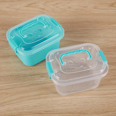 Clear Plastic Storage Box with Latching Lid for Stationery Makeup Toiletry