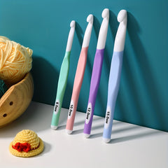 1pc Ergonomic Handle Crochet Hooks 8-15mm