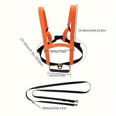 Ski Safety Belt Traction Rope Ski Training Harness Skiing Shoulder Strap