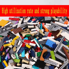 1000pcs Bulk Building Blocks Toy DIY Small Particle Inserting Blocks Toys
