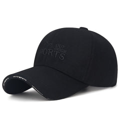 Letter Embroidered Winter Baseball Cap Middle aged And Elderly Cap Outdoor Cap