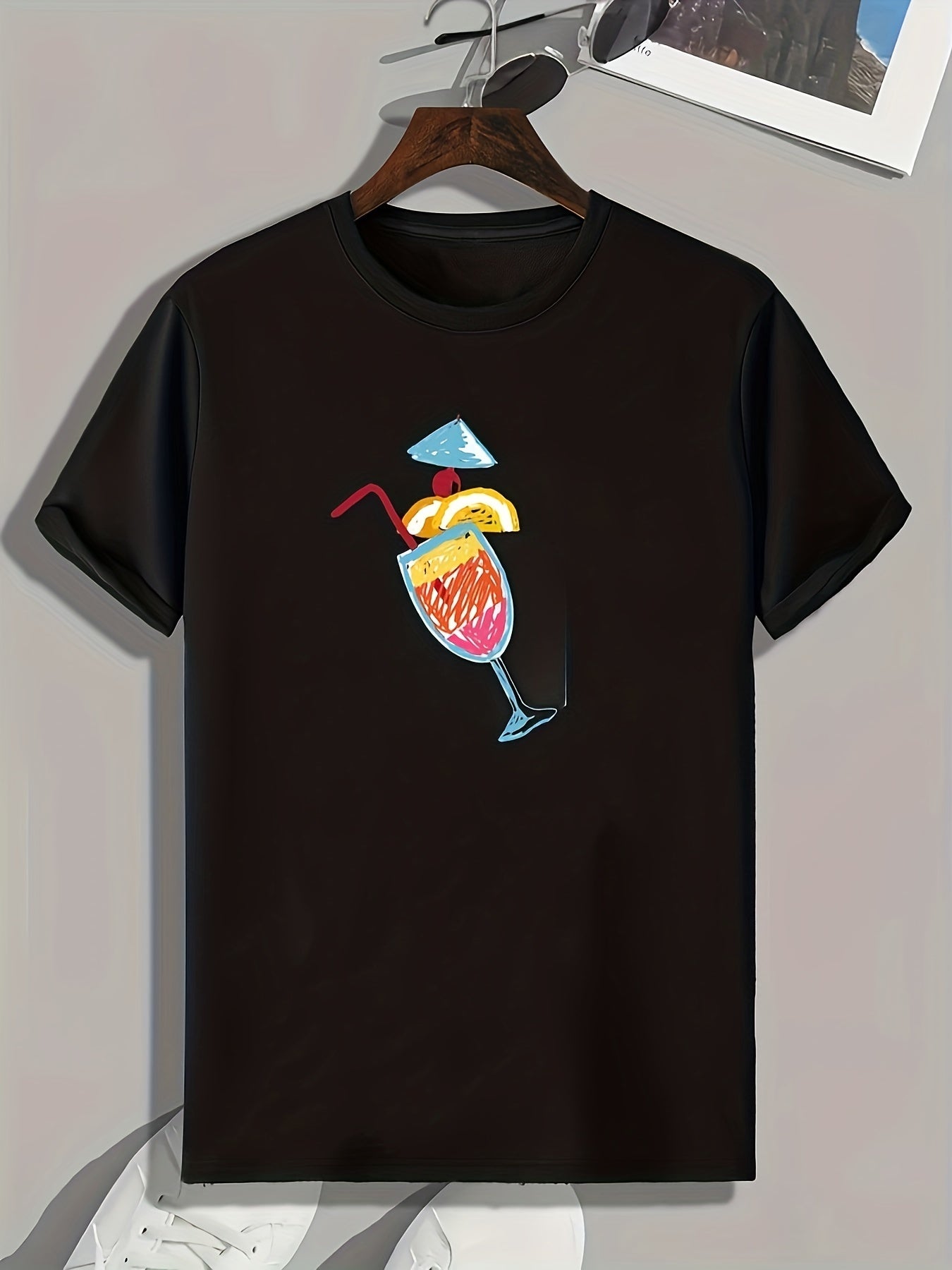 Summer Drinks Print Men's Sports T-shirt