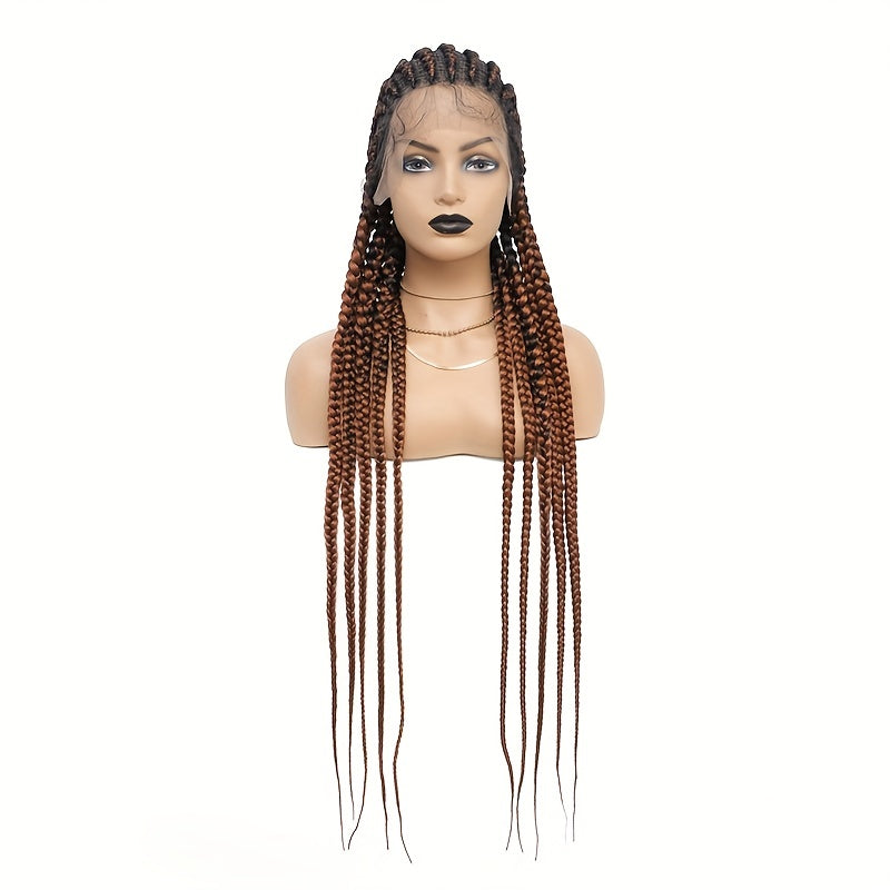 Extra Long Cornrow Braided Synthetic Wig