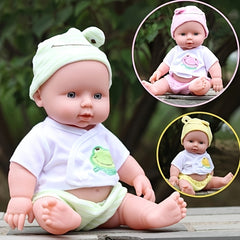 Frog Themed Doll Clothing Set Green & Yellow Outfits Accessories Holiday