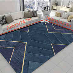 Morandi Royal Patterned Velvet Rug 800g/sqm Non-slip Indoor/Outdoor Mat