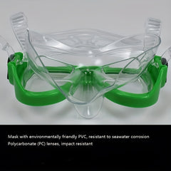 Large Frame Swimming Glasses Snorkel Mask Diving Mask With Breathing Tube