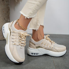 Women's Air Cushion Sneakers Low Top Running Shoes