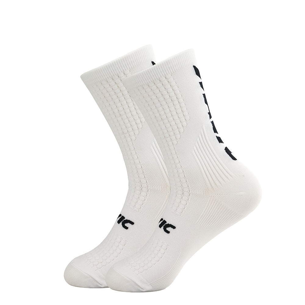 Breathable Mid-calf Socks for Outdoor Running Cycling
