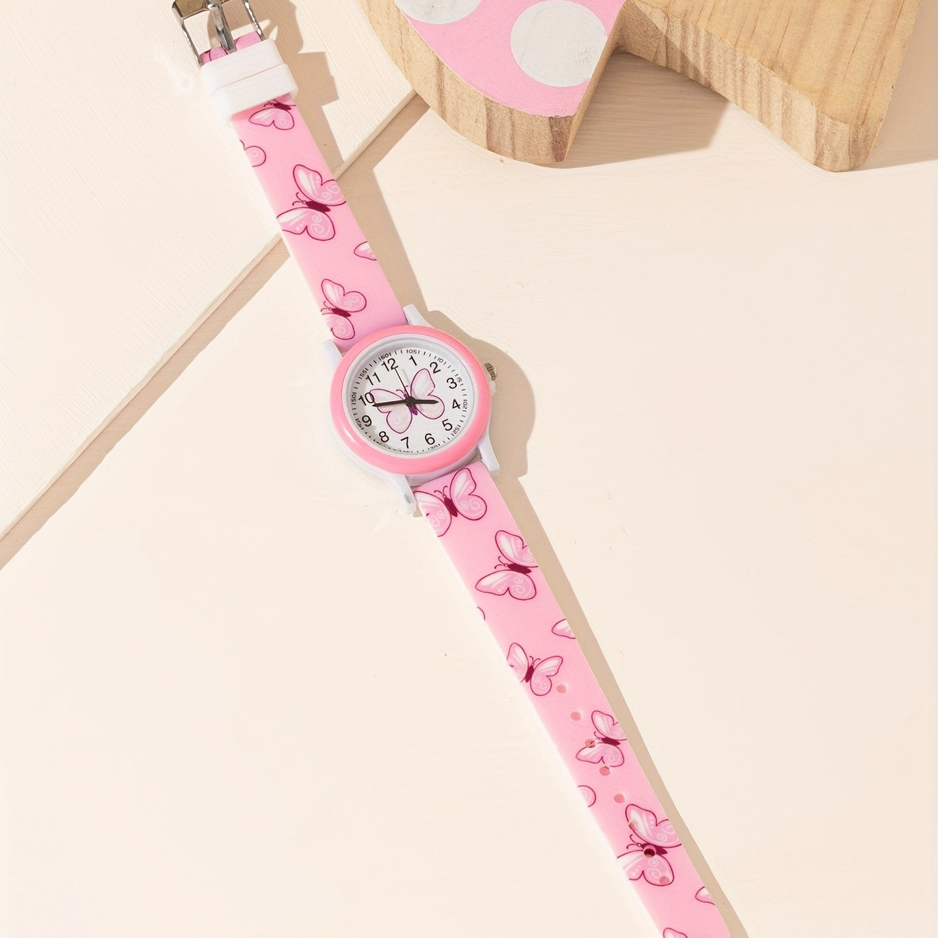 Girls Butterfly Silicone Watch for Party Gift