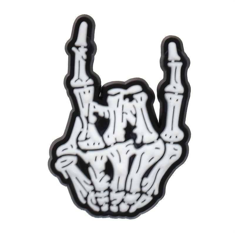 25pcs Gothic Halloween PVC Shoe Charms for Kids Boys Girls Men Women