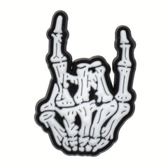 25pcs Gothic Halloween PVC Shoe Charms for Kids Boys Girls Men Women