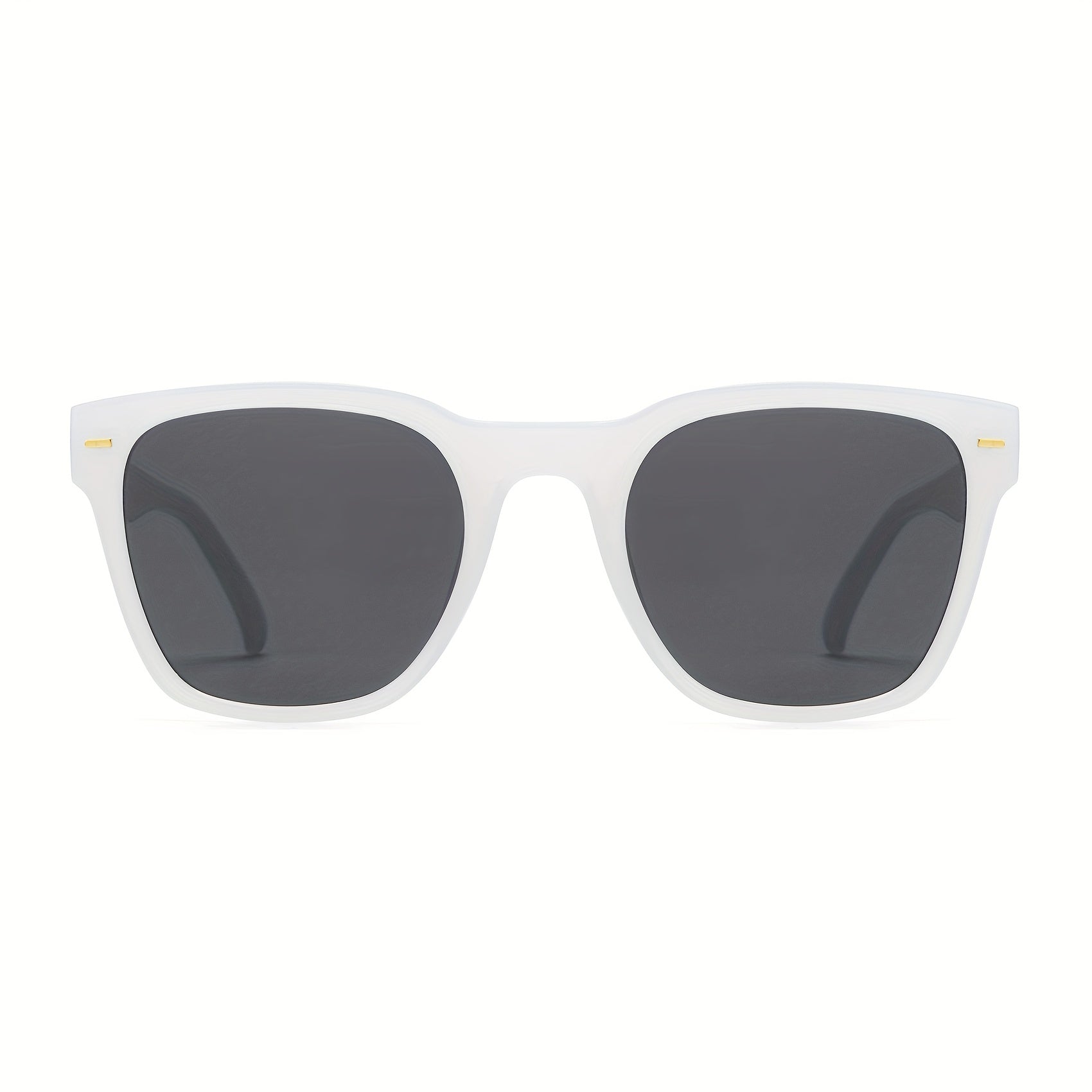 OUWEN Classic Small Square Polarized Sunglasses For Men Retro Mixed Sun Glasses