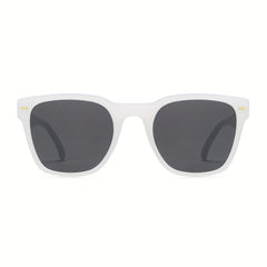 OUWEN Classic Small Square Polarized Sunglasses For Men Retro Mixed Sun Glasses