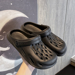 Unisex Lightweight Slip On Hollow Out Sandals Beach Shoes