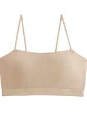Women's Solid Wireless Bra Comfy & Breathable Full Coverage Intimates Bra
