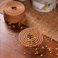 40pcs Natural Sandalwood Coil Incense for Mosquito Repellent