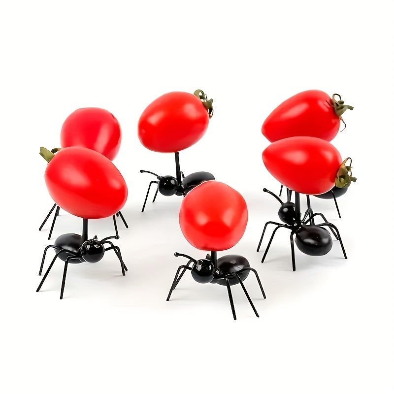 Plastic Ant Food Swabs Animal Fruit Toothpicks Bento Decor Party Supplies