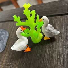 Mini Farm Wild Animal Doll Set Cow Rabbit Sheep Educational Toy Gift