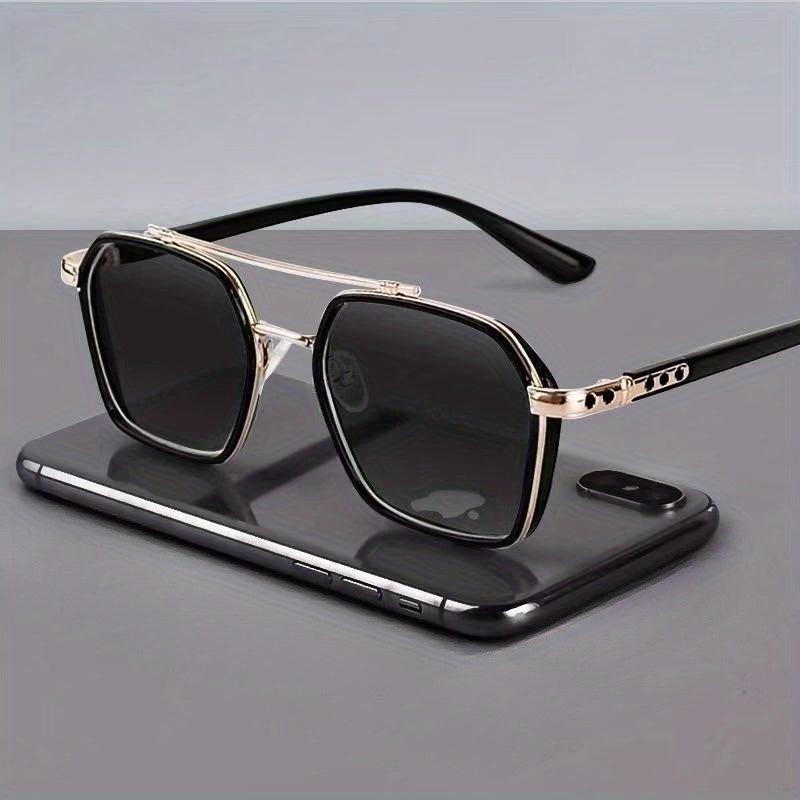 1pc Men's Double Beam UV Protection Outdoor Sunglasses