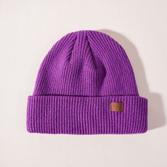 Vintage Slouchy Beanies Knitted Hat for School Student