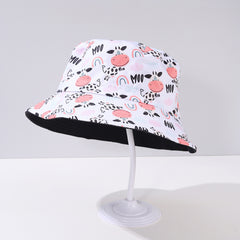 Cow Print Bucket Hat Sunscreen Fisherman Cap