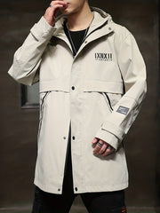 Men's Cotton Padded Coat Thermal Hooded Jacket