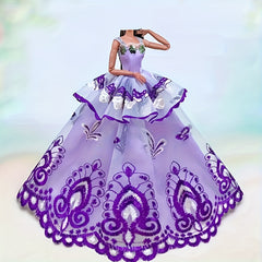 Princess Series Lace Party Skirts for 1/6 Dolls