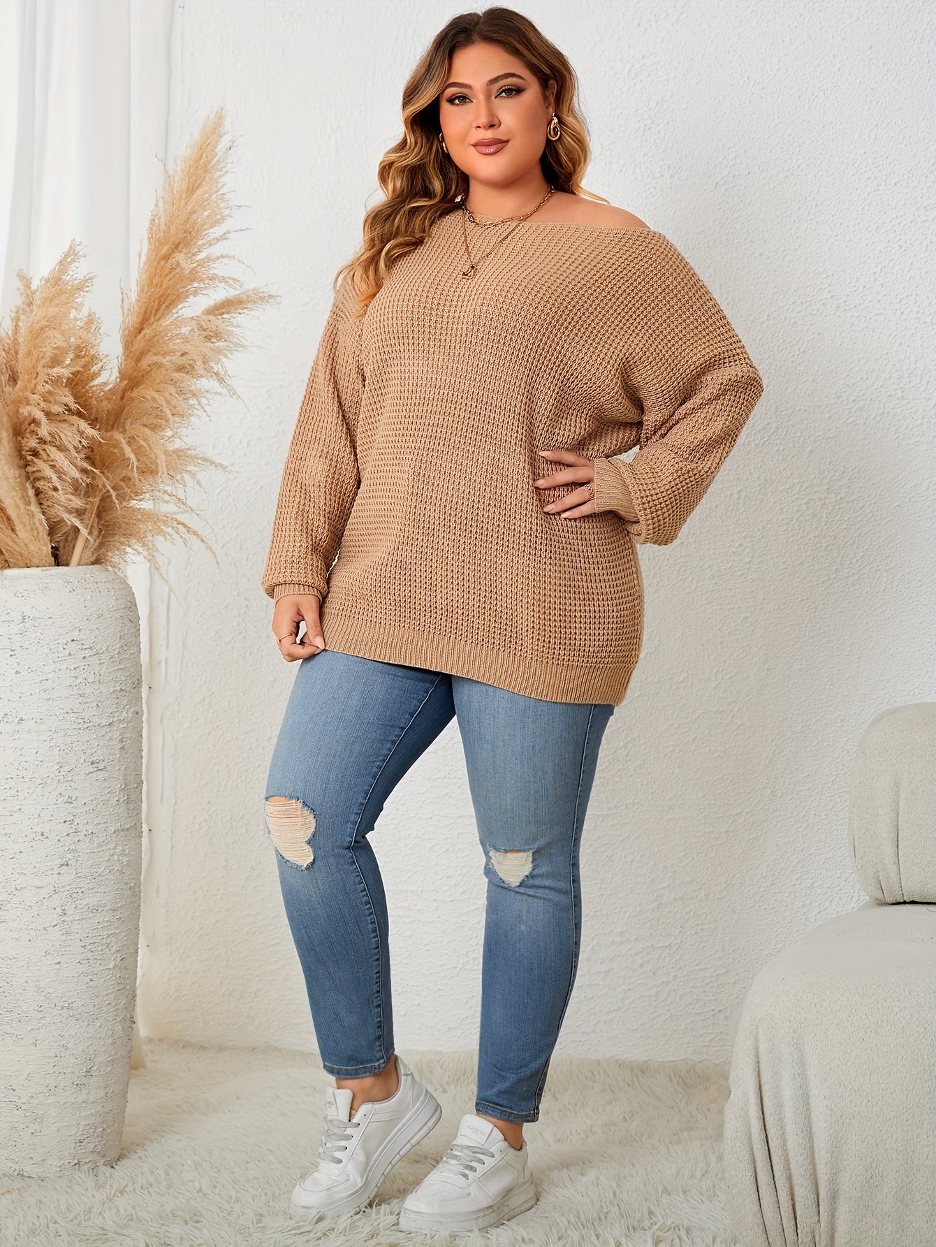 Solid One Shoulder Medium Stretch Pullover Top