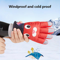 Waterproof Windproof Cartoon Skiing Gloves