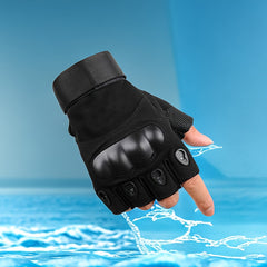 Outdoor Mountaineering Cycling Half Finger Gloves - Anti Slip & Wear Resistant