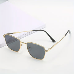 Retro Metal Square Men's Casual Sunglasses Driving Sunglasses