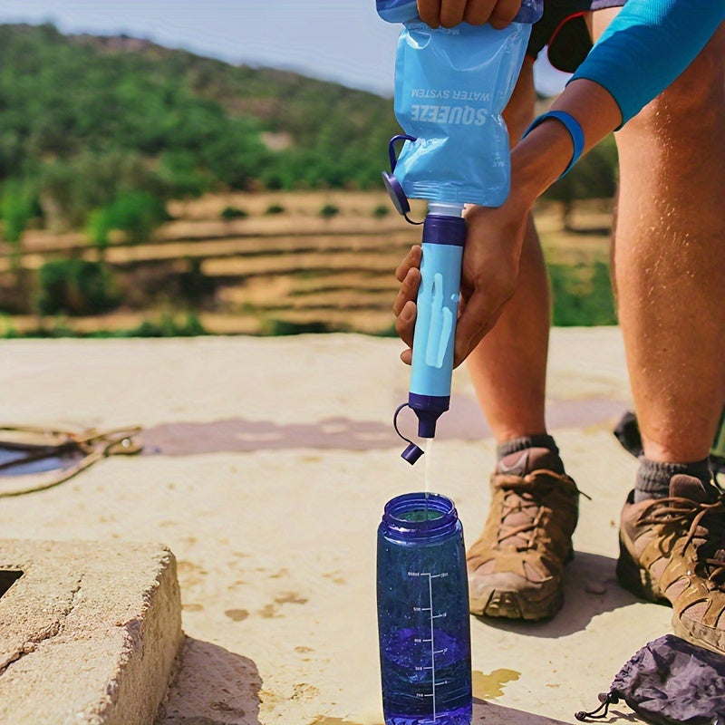 Outdoor Water Filter Emergency for Camping Hiking Backpacking