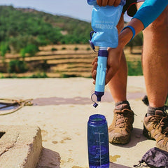 Outdoor Water Filter Emergency for Camping Hiking Backpacking