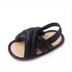 Baby Girls Slip On Slide Sandals Assorted Colors