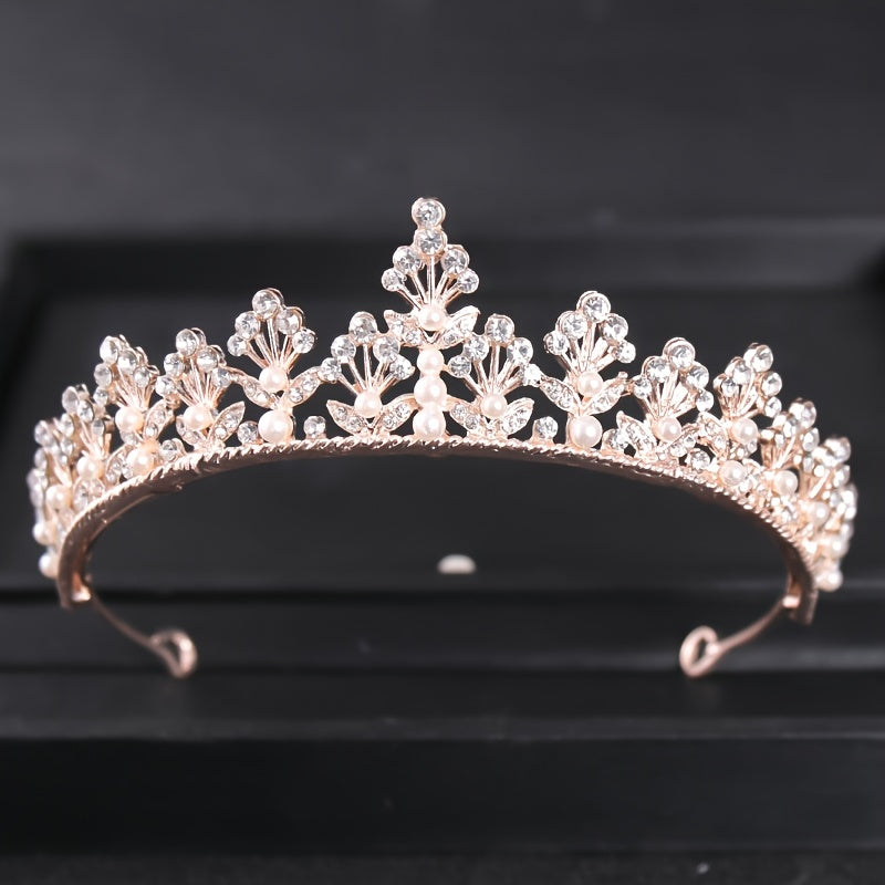 Sparkling Crystal Crown Princess Tiaras Bride Wedding Hair Accessories