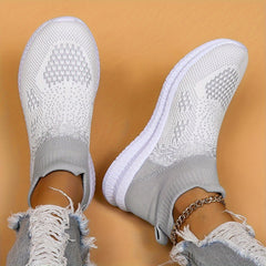 Women's Lightweight Road Running Shoes Non-slip Comfortable Socks Shoes