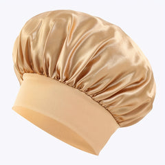 Wide Elastic Cap Hair Care Hat for Sleep