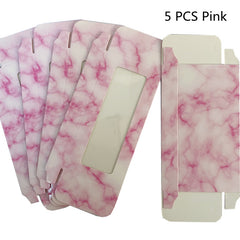 5 Pcs False Eyelash Storage Box Portable Empty Eyelash Packaging