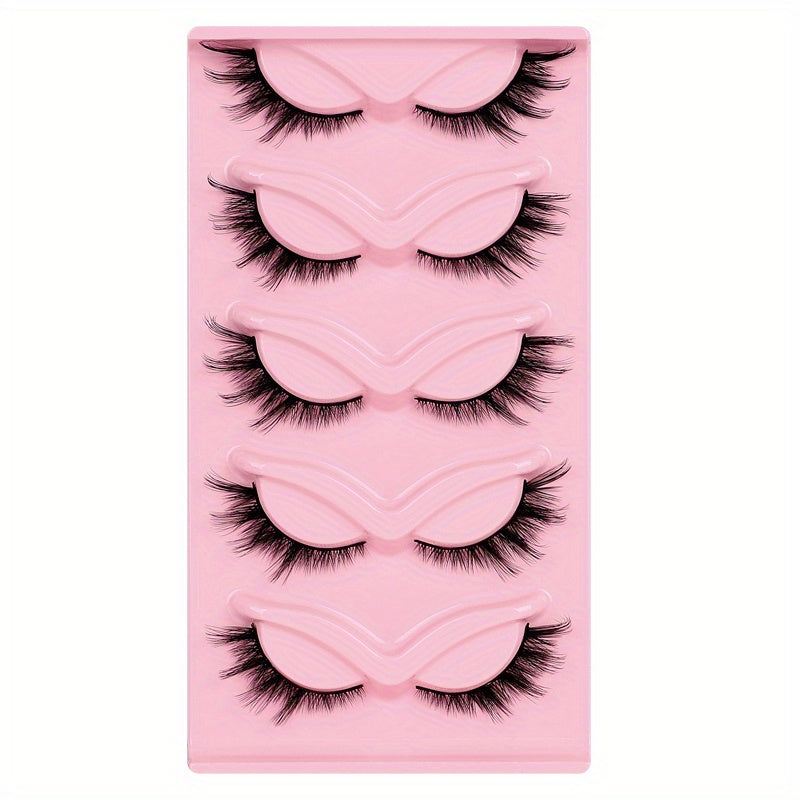 5 Pairs Diagonal Flying False Eyelashes