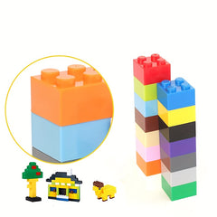 30pcs Mixed 2x2 High Bricks Squares Building Blocks for Kids DIY Puzzle Toy