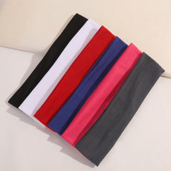 6pcs Solid Hair Band