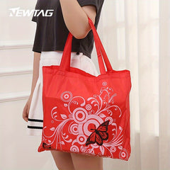 Portable Folding Tote Bag Creative Printed Lightweight Bag For Travel