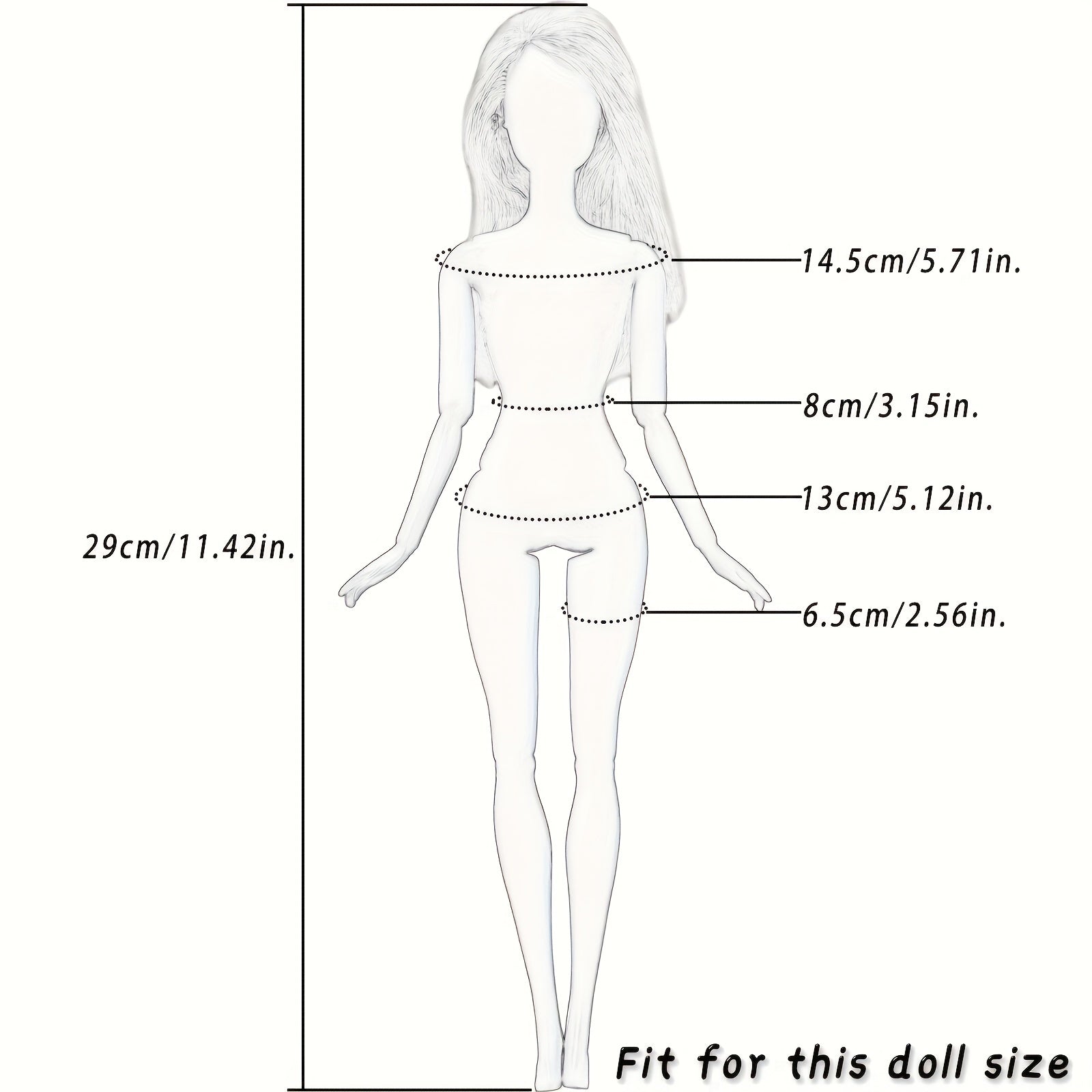Roller Skating Doll Clothes Set for Men and Women