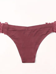 7pcs Lace Thongs Sexy Intimates Panties Women's Lingerie