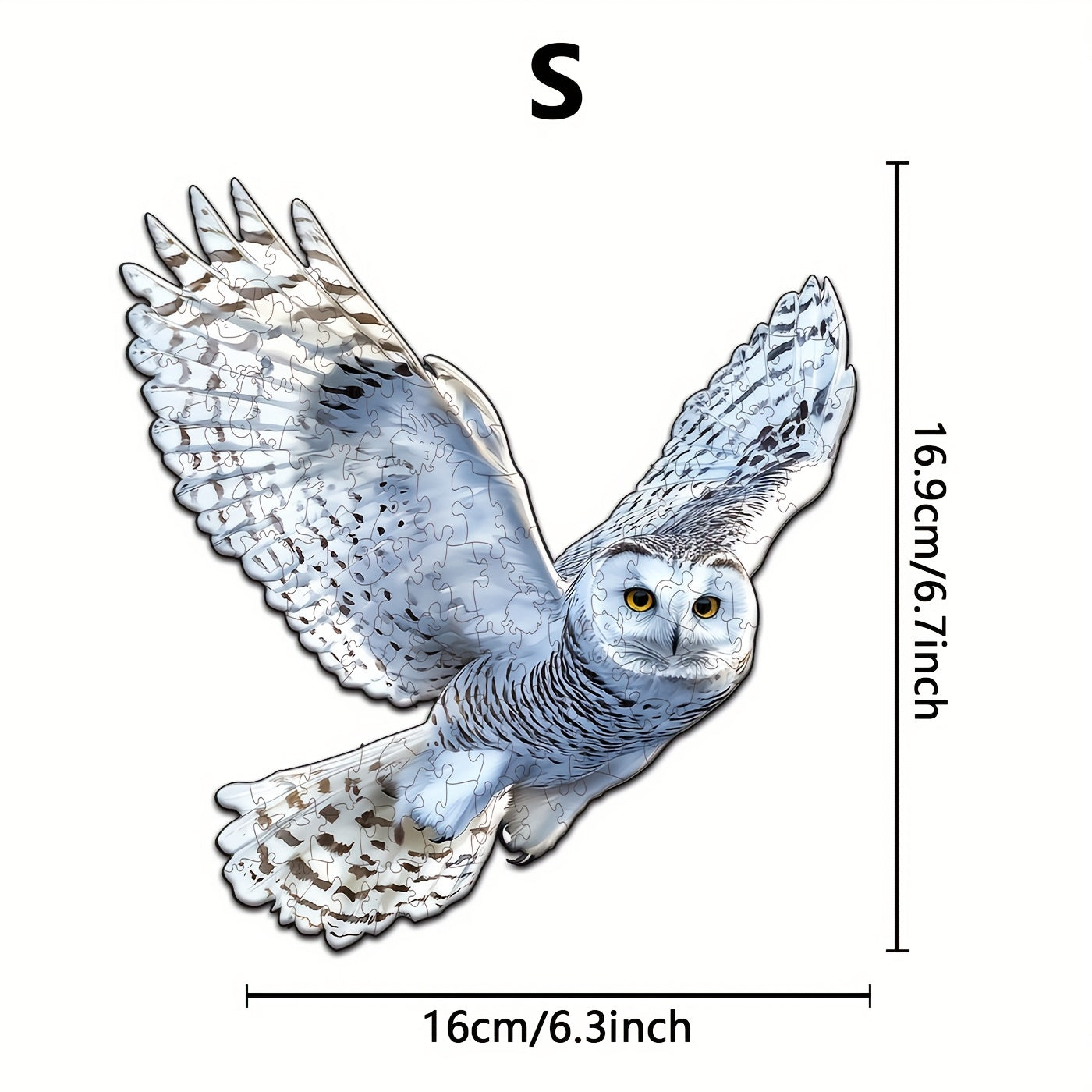 Whimsy Wooden Owl Puzzle Colorful Parrot Art Brain Teaser Focus Enhancer