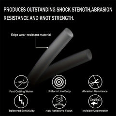 1000m Strong Pull Shock Absorber Fishing Line Clear Nylon Monofilament