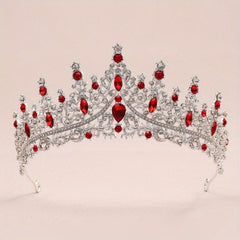 Baroque Style Crystal Crown Princess Headband Tiara Hair Accessories